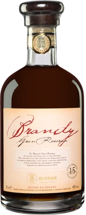 Brandy Alvear Gran Reserva - 0,7 L.