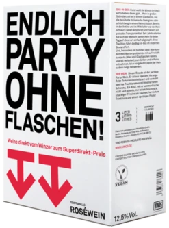 Partybox Rosé - 3 Liter