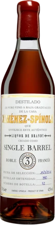 Ximénez Spínola Liquor De Brandy »Single Barrel«