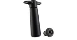 Vacu Vin Vakuum-Pumpe Schwarz + 2 Stopfen