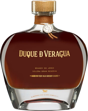 Brandy Álvaro Domecq »Duque De Veragua« Solera Gran Reserva - 0,7 L. 3 Brandy Álvaro Domecq »Duque De Veragua« Solera Gran Reserva - 0,7 L.